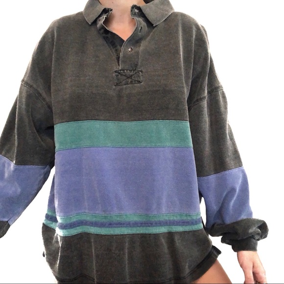 Vintage Rugby Style Pullover L - Picture 1 of 4